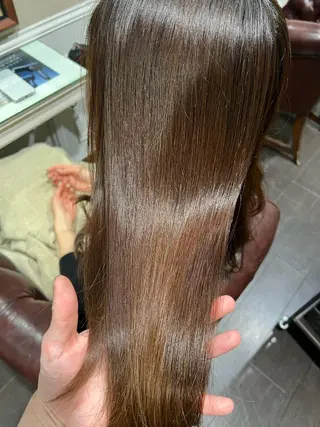 セミロング 増田 晃士のヘアスタイル