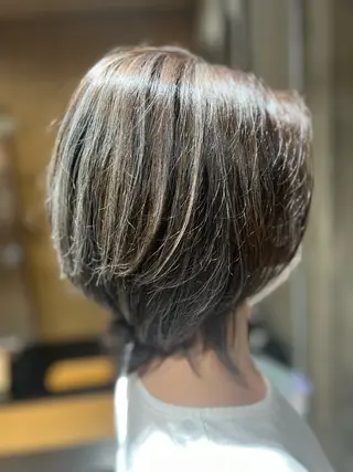 ミディアム カラー ヘアアレンジ 渡部 彩花のヘアスタイル