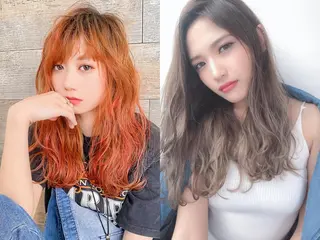 ロング カラー ヘアアレンジ VIM hairおもろまち店のヘアスタイル