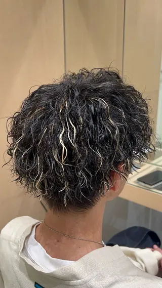 カラー パーマ メンズ 🐲ツイスパ🐲 フェード/龍のヘアスタイル