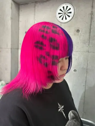 ミディアム ハイトーン/ブリーチ /ウルフ⛓️MAKIのヘアスタイル