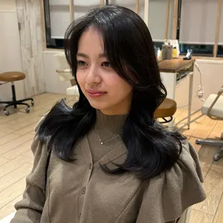 ロング カットモデル募集‎ / 角本 藍のヘアスタイル