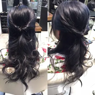 ミディアム セミロング ロング ヘアアレンジ 代表 KANZOのエステ・リラクイメージ