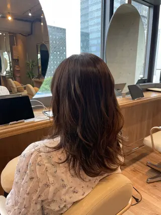 セミロング urara/スパ 🌺aya🌺のヘアスタイル