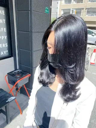 カラー 中富 🍪みなのヘアスタイル