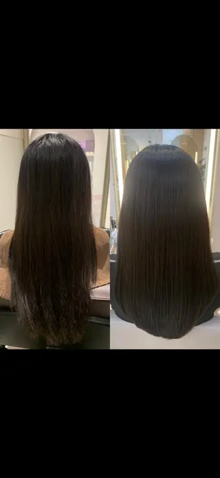 ロング 𝐑𝐞𝐨/透明感 𝐜𝐨𝐥𝐨𝐫のヘアスタイル