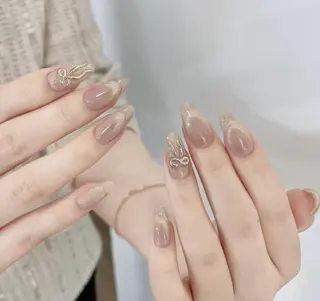 ネイル By moonネイル 🌷ワンホン/韓国風のネイルデザイン