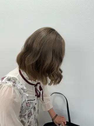 ショート カラー ヘアアレンジ 渋谷のブリーチカラー シェフ🧑‍🍳蓮のヘアスタイル