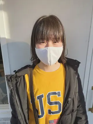 ショート kyon.hair 韓国カットカラーのヘアスタイル
