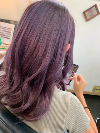 セミロング 美容室 ドルチェのヘアスタイル