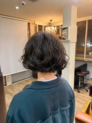ショート パーマ レイヤー/パーマ /縮毛/ 宮本 泰周のヘアスタイル