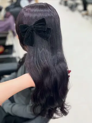 カラー ベージュ・ラベンダー カラー🎀りりのヘアスタイル