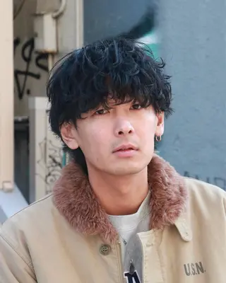 カラー パーマ メンズ メンズカット🐺 パーマ特化🔥舜のヘアスタイル