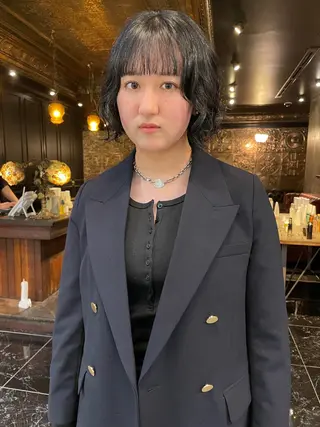 ショート カラー パーマ 似合わせカラー / レイヤーMADOKAのヘアスタイル