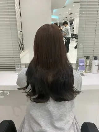 ロング カラー ヘアアレンジ 💓ブリーチ特化 透明感💓あい💓のヘアスタイル