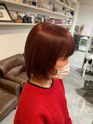 ショート カラー ヘアアレンジ ☂️カトウ ケイゴ☂️のヘアスタイル