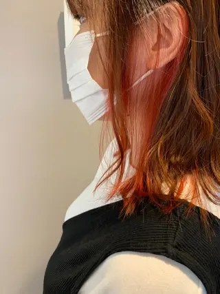 セミロング 白木 遥太のヘアスタイル