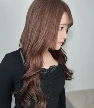 ロング カラー 今村公介 ブリーチ特化、派手髪のヘアスタイル