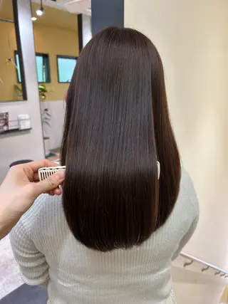 ロング カラー hub hair レイヤー/透明感のヘアスタイル