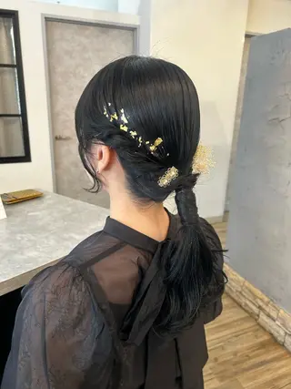 ヘアアレンジ ブリーチ／ヘアセット 🪞🌙minamiのヘアスタイル