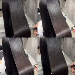 ロング カラー パーマ 三宮/髪質改善 /縮毛矯正美髪カラーのヘアスタイル