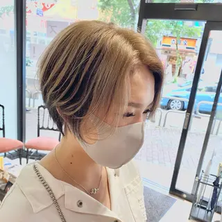 ショート カラー ✨髪質改善専門店✨ QOLU✨のヘアスタイル