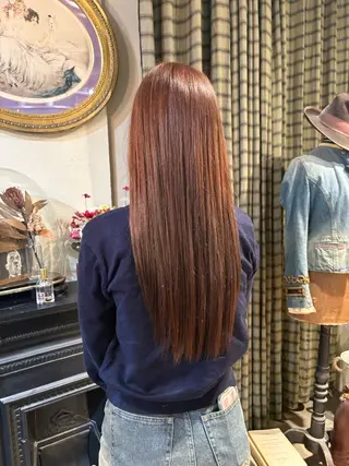 ロング カラー カラーモデル🎀 アイラッシュ/YUIのヘアスタイル