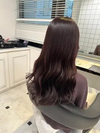 カラー 盛れる上質ワンホン ヘア🤍YUME🤍のヘアスタイル