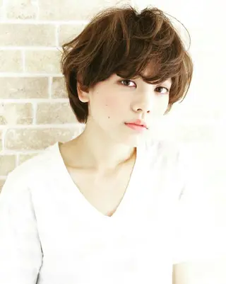 ショート パーマ 宮崎 睦のヘアスタイル