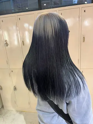 ロング 💥ウルフカット デザインあんな💥のヘアスタイル