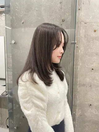 カラー RIN🎀レイヤー/ ボブ/オリーブカラーのヘアスタイル