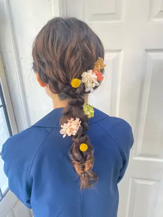 ヘアアレンジ uros.中目黒 moekaのヘアスタイル