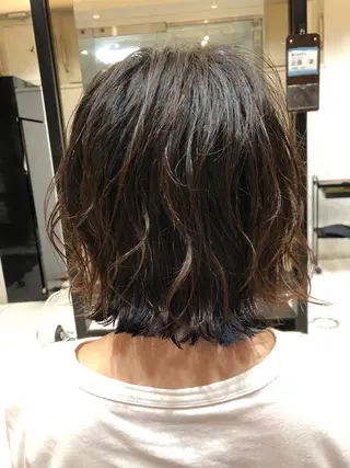 ミディアム カラー ヘアアレンジ ✨髪質改善&ボブ✨ 近藤 凌のヘアスタイル