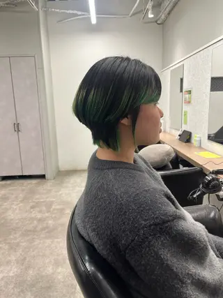 ショート カラー ヘアアレンジ 🍓艶髪/艶カラー しんたに🌈のヘアスタイル