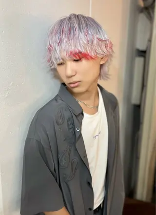 ショート カラー メンズ メンズ特化美容師/ NANA/中屋真之介のヘアスタイル