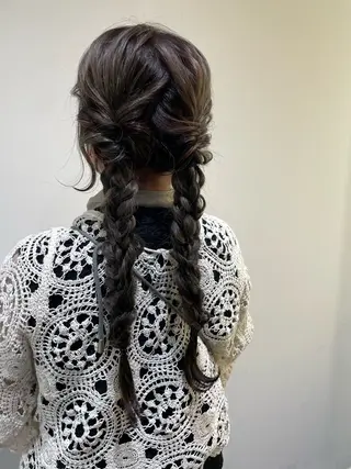 ロング ヘアアレンジ 鎌倉/アレンジ/暗髪 /髪質改善/ ユキミのヘアスタイル