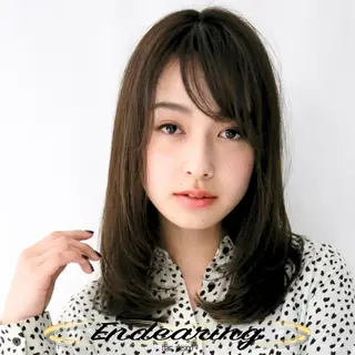 カラー Endearing 銀座/レイヤーカットのヘアスタイル
