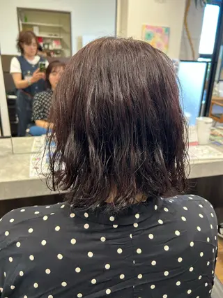 ミディアム カラー 高橋 春菜のヘアスタイル