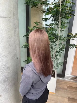 ミディアム カラー 脱白髪染め白髪ぼかし TERA（寺崎）のヘアスタイル