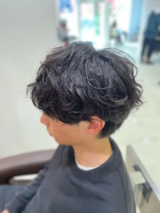 パーマ メンズ 【メンズパーマ✨️ 髪質改善矯正】岩城のヘアスタイル