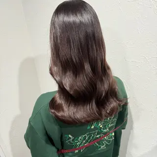 セミロング カラー shiho .のヘアスタイル
