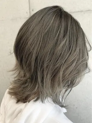 ミディアム カラー ✨縮毛矯正/髪質改善 錦糸町/松坂拓馬のヘアスタイル