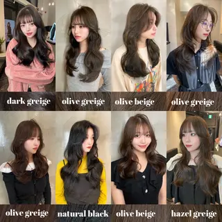 ロング 韓国✖️網紅🖤 パーマYURIYAのヘアスタイル