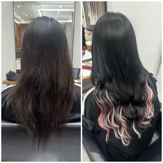 ロング カラー ショート/ウルフ カットモデル募集のヘアスタイル