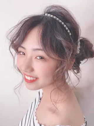 セミロング ヘアアレンジ 櫛部洸貴/ 頭皮改善、髪質改善のヘアスタイル