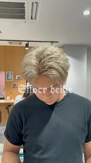 ショート カラー メンズ BTECHbyZen所属・メンズ特化型 美容師[福永一世]のヘアスタイル