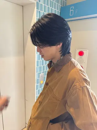 ショート 有人/バレイヤージュ /シャドールーツのヘアスタイル