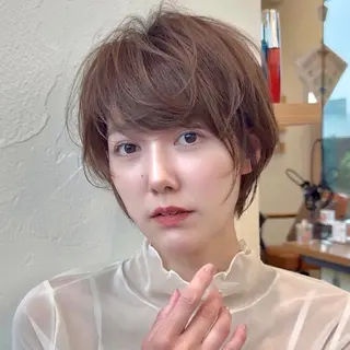 ショート カラー 銀座No.1ショート 似合わせカット/といのヘアスタイル