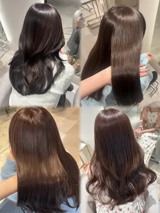 ロング レイヤーカット/ 透明感カラー🤍楓のヘアスタイル