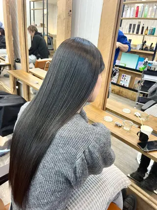 ロング カラー 【メンズ特化】ニュア ンスパーマ/RIKUのヘアスタイル